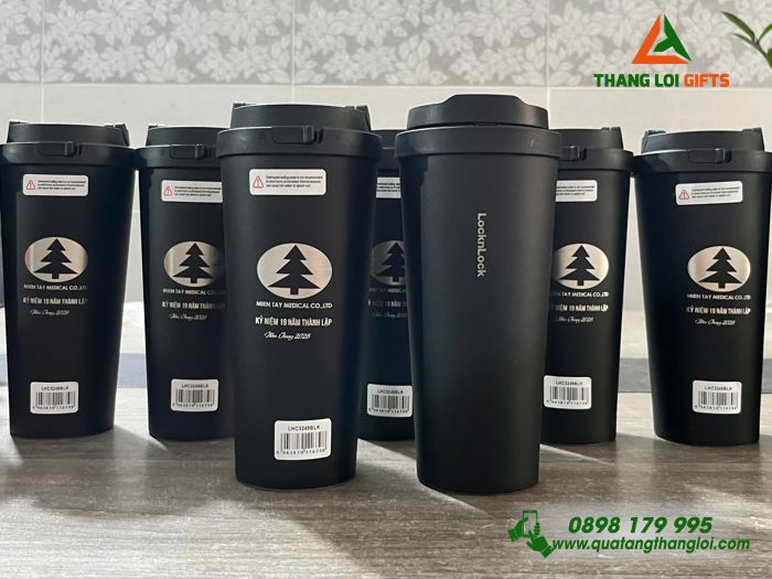 Ly Giữ Nhiệt Lock&Lock LHC3249 - Khắc Logo MIEN TAY MEDICAL Làm Quà Kỷ Niệm 19 Năm Thành Lập