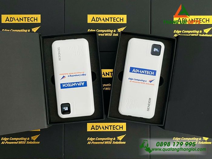 Pin Sạc Dự Phòng SENDEM PK88 10.000mAh In Logo Doanh Nghiệp ADVANTECH