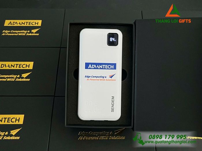 Pin Sạc Dự Phòng SENDEM PK88 10.000mAh In Logo Doanh Nghiệp ADVANTECH