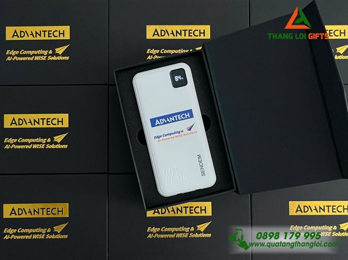Pin Sạc Dự Phòng SENDEM PK88 10.000mAh In Logo Doanh Nghiệp ADVANTECH
