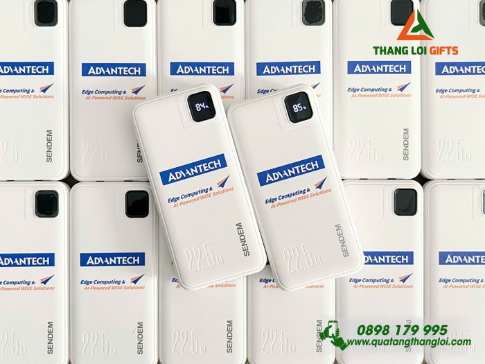 Pin Sạc Dự Phòng SENDEM PK88 10.000mAh In Logo Doanh Nghiệp ADVANTECH