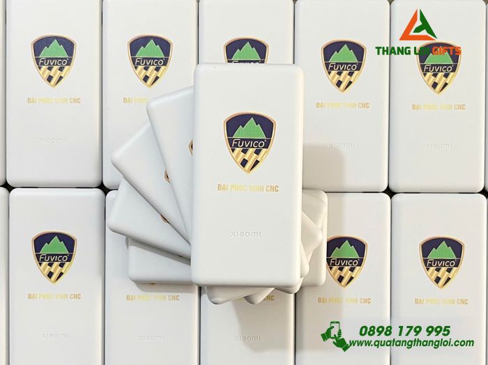 Pin Sạc Dự Phòng Xiaomi 20.000mAh Cao Cấp In Logo Doanh Nghiệp Đại Phúc Vinh CNC