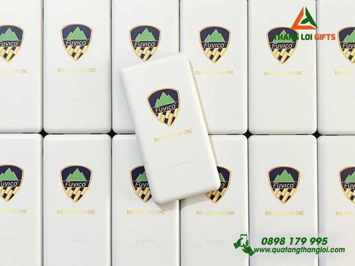 Pin Sạc Dự Phòng Xiaomi 20.000mAh Cao Cấp In Logo Doanh Nghiệp Đại Phúc Vinh CNC