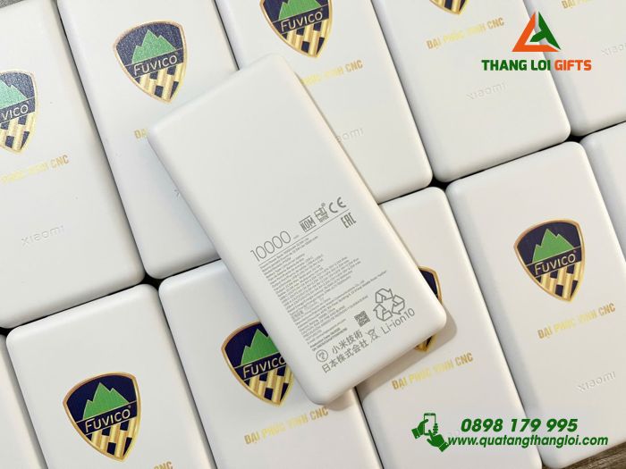 Pin Sạc Dự Phòng Xiaomi 20.000mAh Cao Cấp In Logo Doanh Nghiệp Đại Phúc Vinh CNC