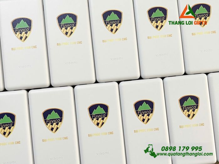 Pin Sạc Dự Phòng Xiaomi 20.000mAh Cao Cấp In Logo Doanh Nghiệp Đại Phúc Vinh CNC