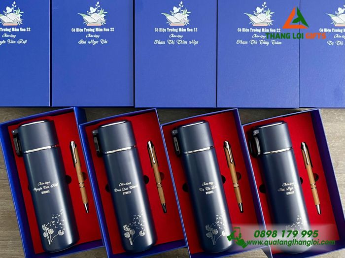 Bộ Quà Tặng (Bình Elmich & Bút) In Khắc Tên Cô Giáo Làm Quà Tặng Trường Mầm Non 22