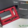 Bộ quà tặng Hộp namecard, Bút ký và USB Khắc logo MEGAJET (5)
