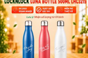 Bình Giữ Nhiệt Lock&Lock LHC3215 Luna Bottle 500ml In Khắc Logo