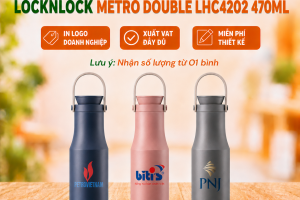 Bình Giữ Nhiệt Lock&Lock LHC4202 470ml In Khắc Logo Dành Cho Sự Kiện