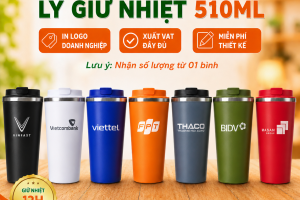 Ly Giữ Nhiệt Coffee Mug 510ml - In Khắc Logo Làm Quà Tặng Cho Khách Hàng