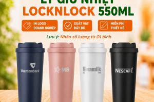 Ly Giữ Nhiệt Lock&Lock LHC3249 550ml In Khắc Logo Làm Quà Tặng Cao Cấp
