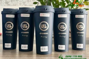 Ly giữ nhiệt Lock&Lock Energetic One Touch LHC3249NVY - Khắc Logo Doanh Nghiệp