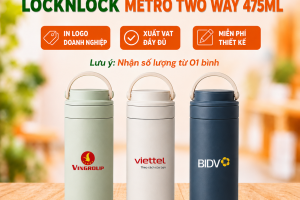 Bình Giữ Nhiệt LocknLock LHC4274 In Khắc Logo Doanh Nghiệp