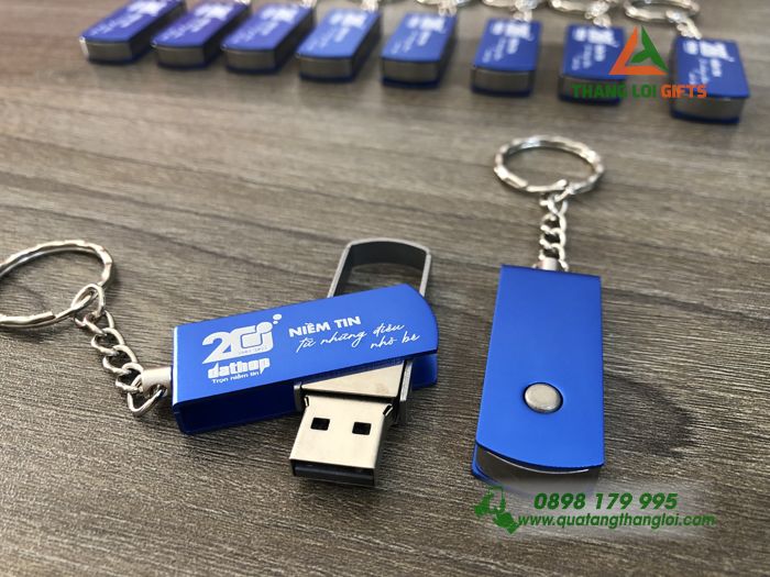 USB 16GB Kim Loai Mau Xanh - Khac Logo Dat Hop (5)