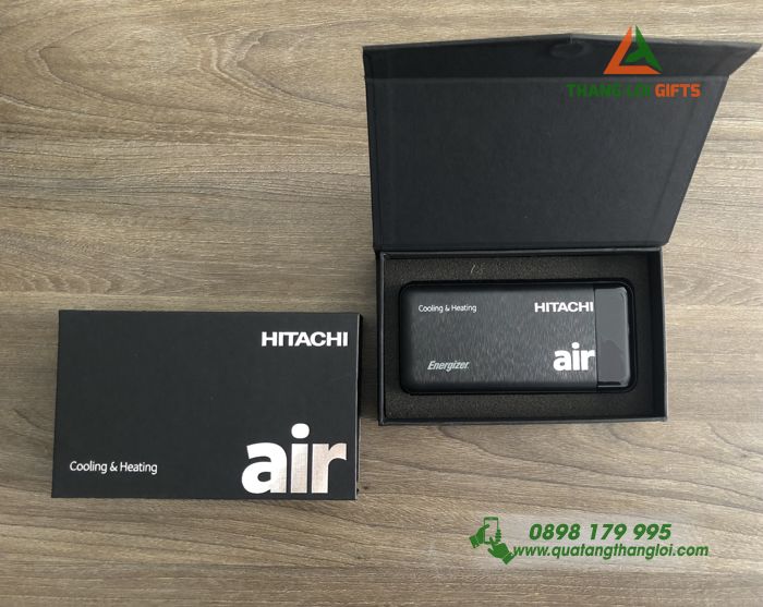 Hop qua tang Pin sac du phong 10000mAh - In logo Air HITACHI (7)
