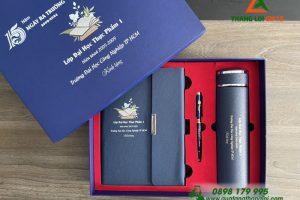 Giftset - Combo Quà Tặng (Sổ Tay + Bình Giữ Nhiệt + Bút Ký) - In Theo Yêu Cầu