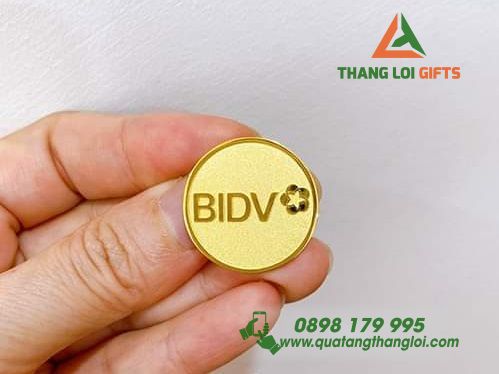 Huy hieu cai ao Kim loai xi ma vang - Logo Ngan hang BIDV (2)