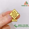 Pin cai ao kim loai – Xi ma vang – Logo CIM