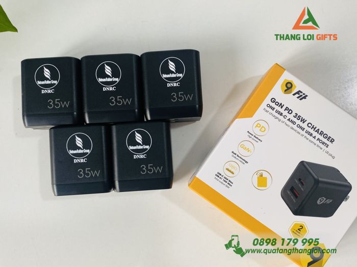 Adapter FIT In logo VIETNAM RUBBER GROUP - Sạc Nhanh, Đẳng Cấp Từng Giây