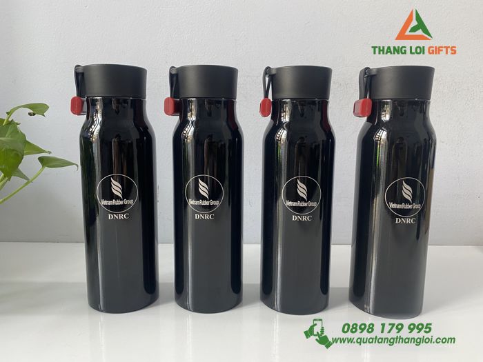 Bình giữ nhiệt Locknlock LHC4125B Màu đen - Khắc Logo VIETNAM RUBBER GROUP