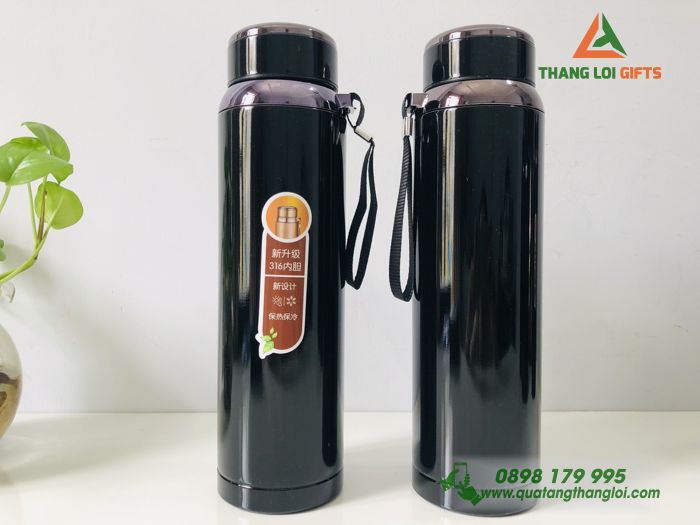 Bình giữ nhiệt inox 900ml - Khắc logo làm quà tặng Doanh nghiệp