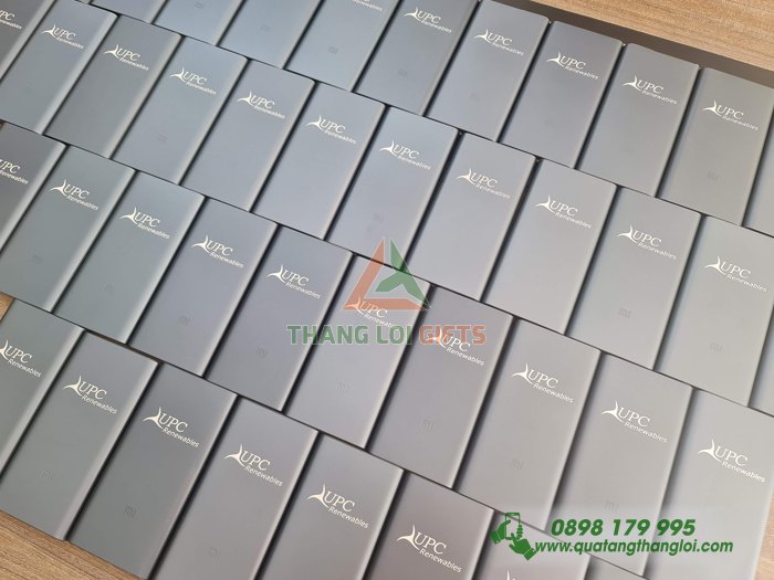 Pin sạc dự phòng Xiaomi 10.000mAh - In logo doanh nghiệp UPC Renewables