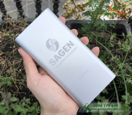 Pin sạc dự phòng Xiaomi - Khắc logo Doanh nghiệp SAGEN