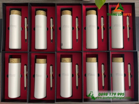 GIFTSET - Bộ Quà Tặng (Bình Giữ Nhiệt lock&Lock & Bút Ký) - Khắc Logo Doanh Nghiệp Reflective Learnings