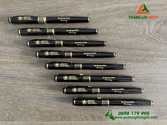 Bút Ký Kim Loại Khoen Tổ Ong - Khắc Logo Trường Đại Học Y Buôn Ma Thuột BMTU
