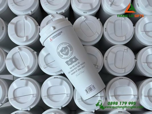 Ly Giữ Nhiệt Lock&Lock LHC3249 550ml - Khắc Logo Hải Quan Việt Nam