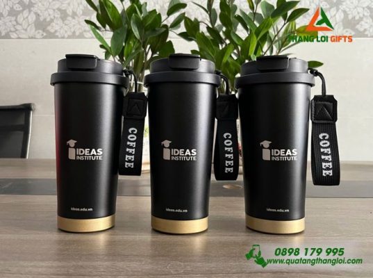 Ly Giữ Nhiệt Coffe 530ml - Khắc Logo Doanh Nghiệp IDEAS Institute