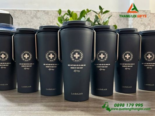 Ly Giữ Nhiệt Lock&Lock LHC4269 540ml - Khắc Logo Hội Chữ Thập Đỏ Việt Nam