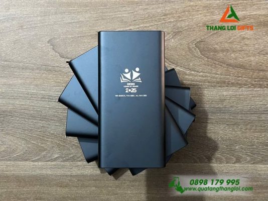 Pin Sạc Dự Phòng Xiaomi 10.000mAh - Khắc Logo HRMD Làm Quà Tặng Nhân Viên