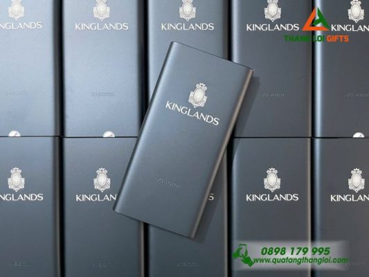 Pin Sạc Dự Phòng Xiaomi 10.000mAh - Khắc Logo Doanh Nghiệp KINGLANDS