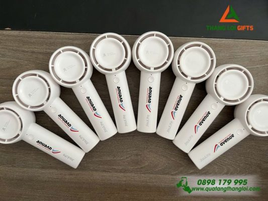 Quạt Cầm Tay Mini JISULIFE Màu Trắng - In Logo Doanh Nghiệp Avenue