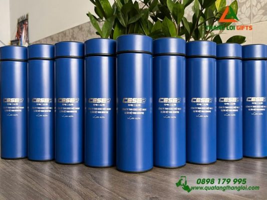 Bình Giữ Nhiệt Màu Xanh 500ml - Khắc Logo Doanh Nghiệp CESE2