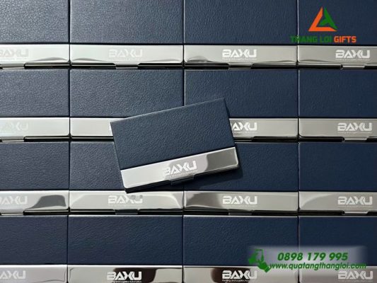 Hộp Đựng Namecard Vuông - Khắc Logo Doanh Nghiệp BAXU