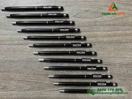 Bút Bi Nhựa Màu Đen - In Logo Doanh Nghiệp Zwick Roell Group