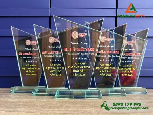 Kỷ Niệm Chương - In Logo Doanh Nghiệp CENTRE POINT Làm Quà Tặng Vinh Danh