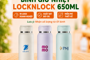 Bình giữ nhiệt Lock&Lock LHC4321 650ml In Khắc Logo Được Mua Nhiều Nhất Làm Quà Tặng