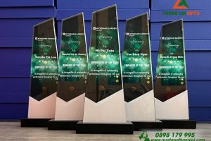 Cúp Thủy Tinh - In Logo Khu Nghỉ Dưỡng Wyndham Garden Cam Ranh