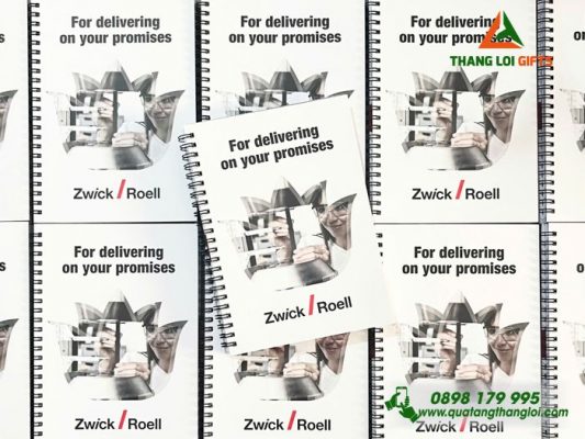 Sổ Tay Lò Xo - In Logo Doanh Nghiệp Zwick Roell Group