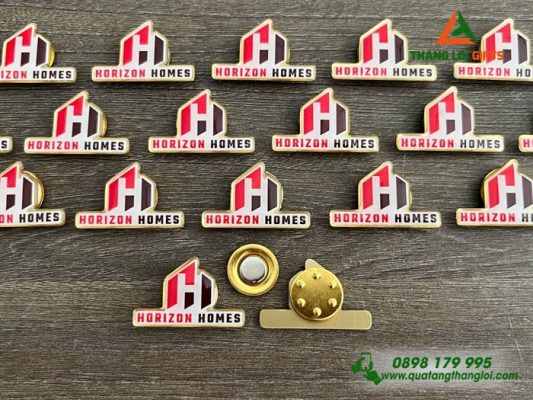 Huy Hiệu Đồng Ăn Mòn - Logo Doanh Nghiệp Horizon Homes