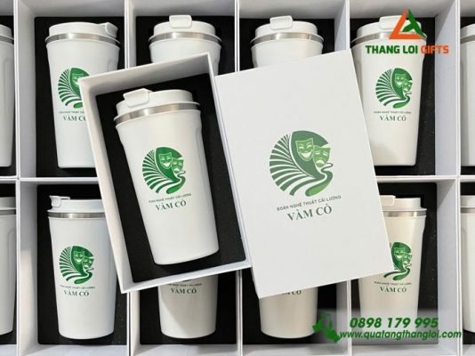 Ly Giữ Nhiệt 510ml - In Logo Đoàn Nghệ Thuật Cải Lương VÀM CỎ