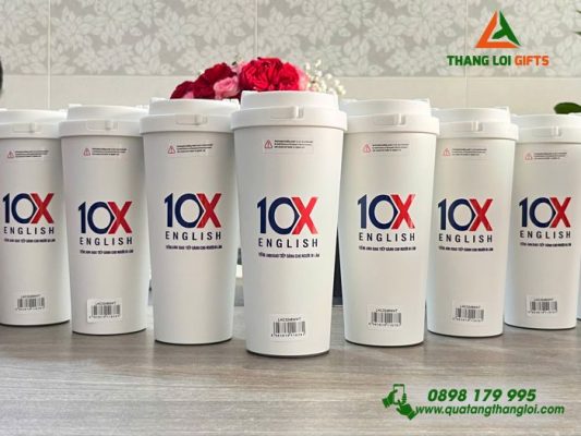 Ly Giữ Nhiệt Lock&Lock LHC4269 - In Logo Trung Tâm Tiếng Anh 10X