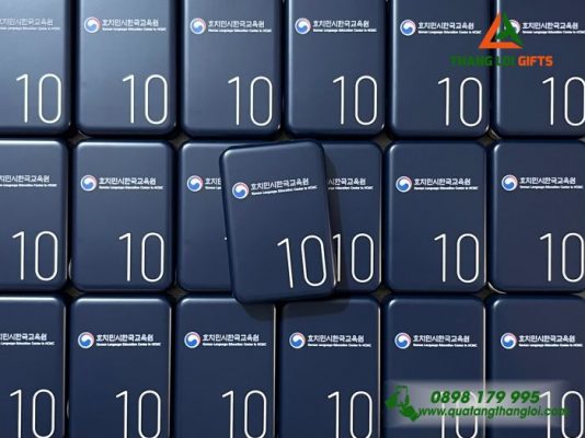 Pin Sạc Dự Phòng Remax 10.000mAh - In Logo Trung Tâm Ngô Ngữ Tiếng Hàn