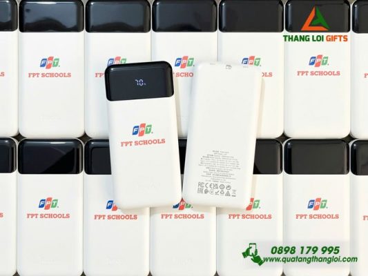 Pin Sạc Dự Phòng Hoco J102 10.000mAh - In Logo Trường Đại Học FPT