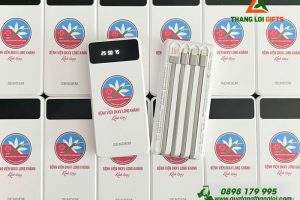 Pin Sạc Dự Phòng SENDEM P700 10.000mAh - In Logo Bệnh Viện ĐKKV Long Khánh