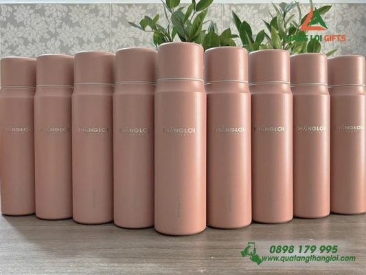 Bình Giữ Nhiệt Lock&Lock LHC1487 505ml Màu Hồng Khắc Logo Doanh Nghiệp THẮNG LỢI Loyalty